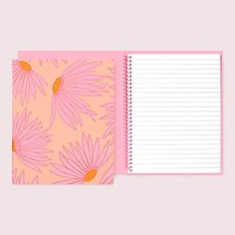 Kate Spade Falling Flower Spiral Notebook Journal - NWT